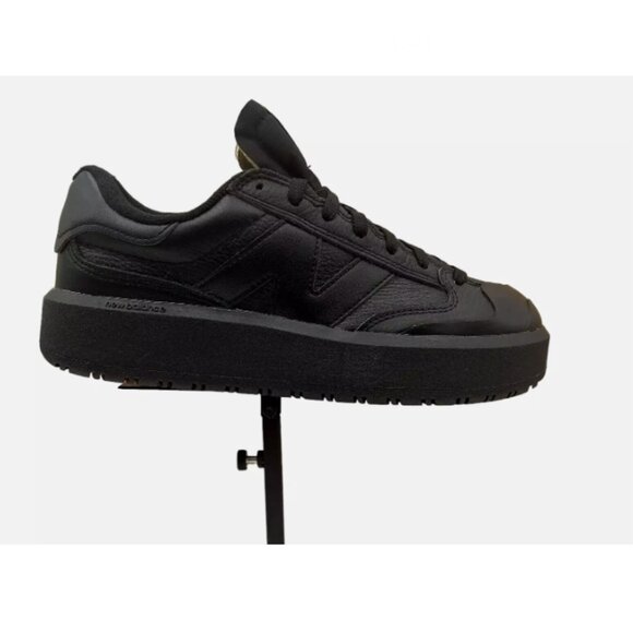 New Balance CT302 Leather Sneakers Youth Boy's-Girl's Size 6.5/Women’s 8 Black